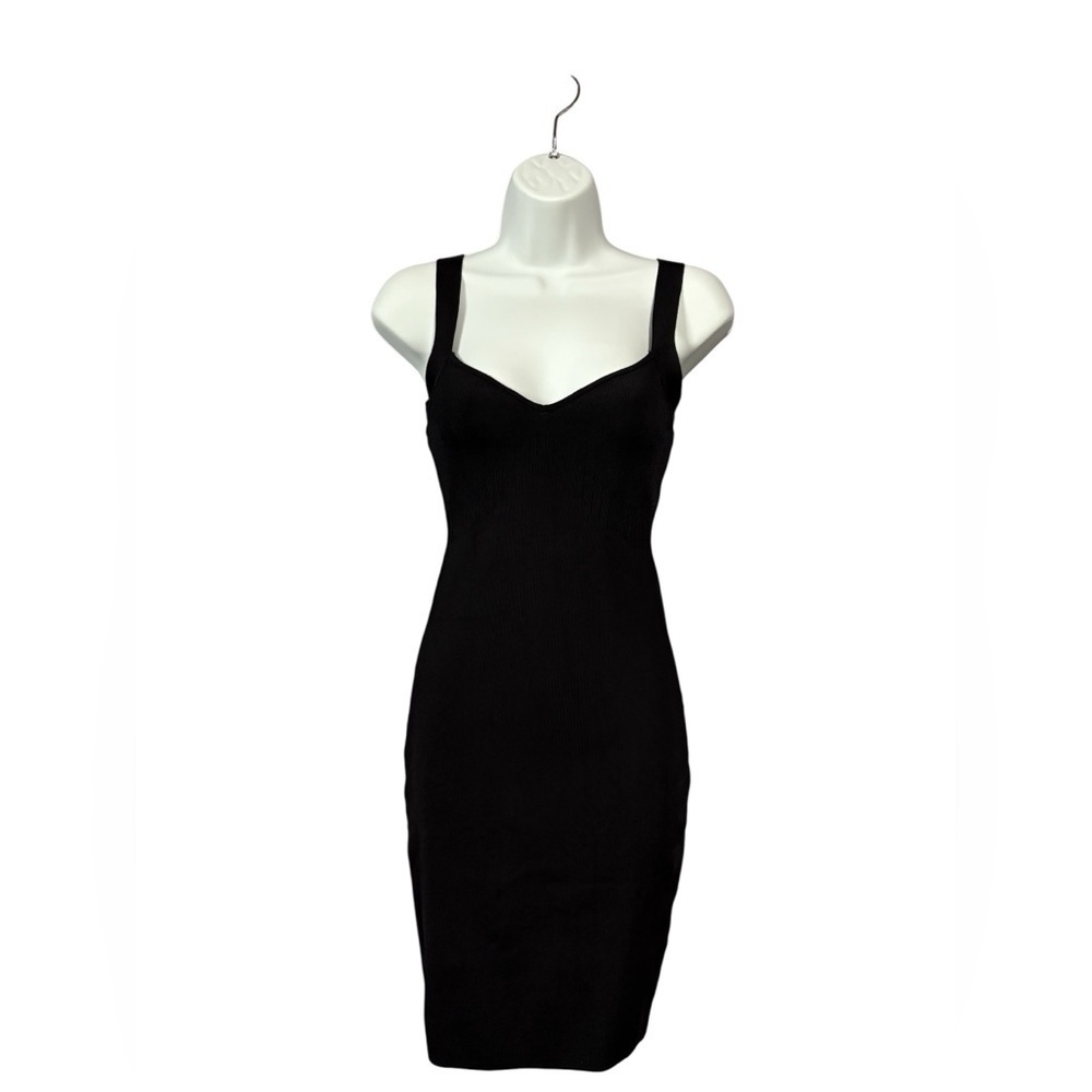 GUESS, Anis Mirage Sleeveless Ribbed Dress, Small, Black - Picture 6 of 14